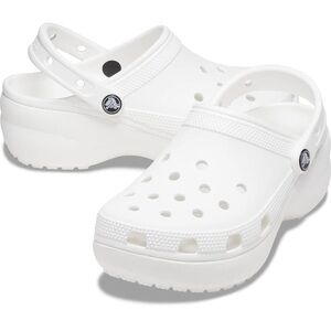 NWOT Crocs Women's Sz 11 Classic Platform Clog, white